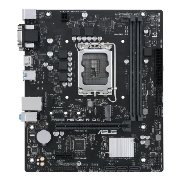 ASUS PRIME H610M-R D4 Intel LGA1700 DDR4 mATX Motherboard